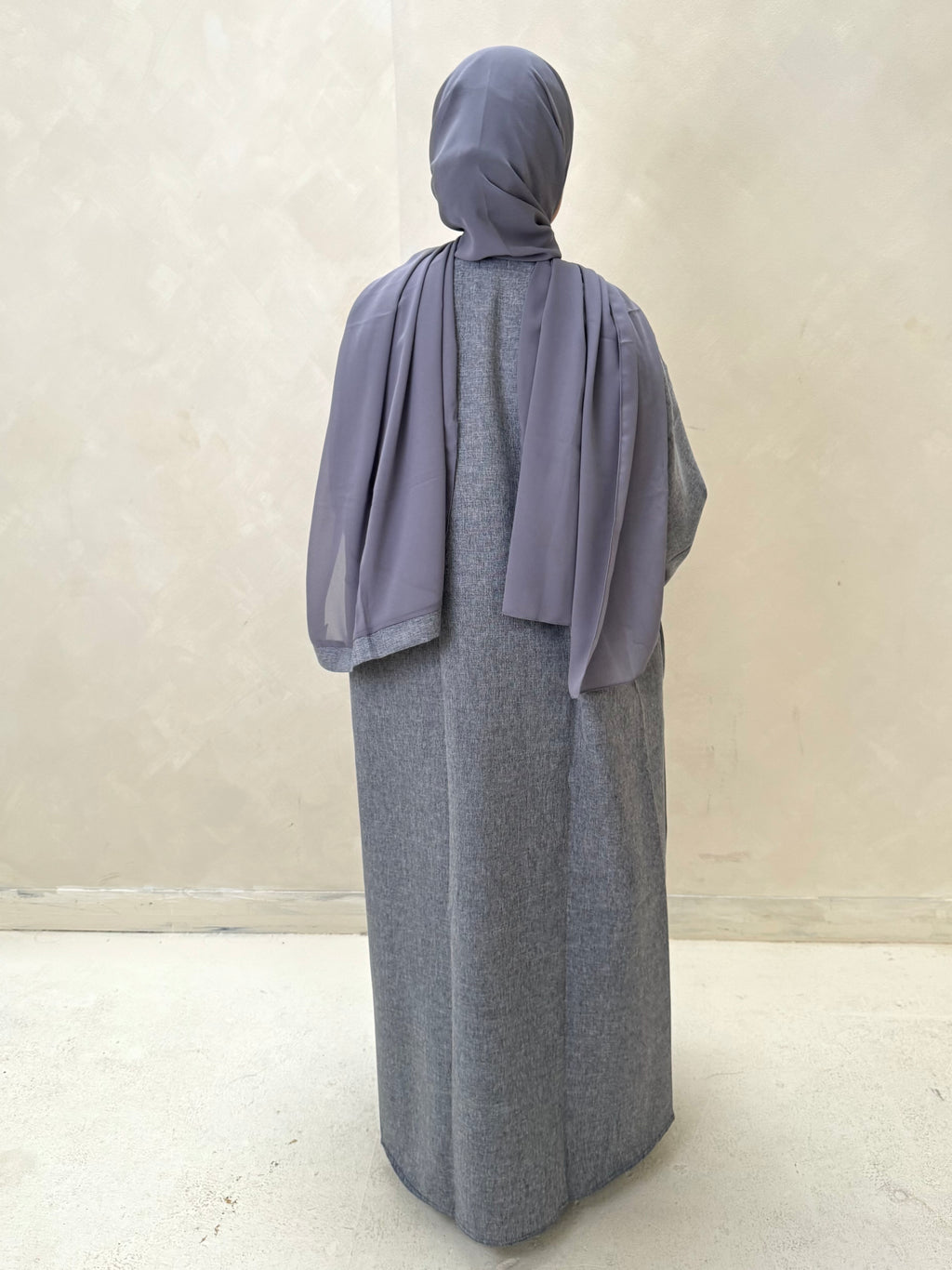 Premium Linen Abaya Set with Pockets