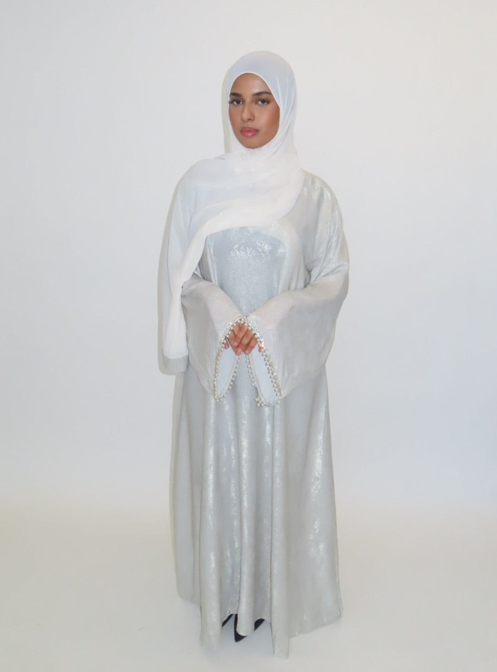 PEARL SHIMMER CLOSED ABAYA SET